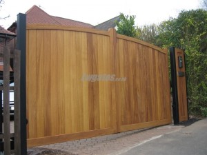 Hardwood Iroko Gate