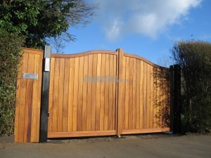 Hardwood Iroko Gate