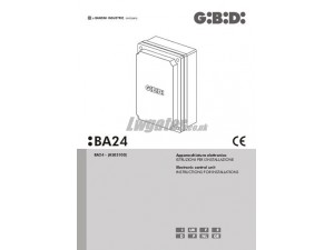 GiBiDi BA24 Installation Instructions