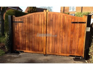 Hardwood Iroko Gate