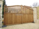 Softwood bowed Top Gate