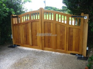 Hardwood Iroko Gate